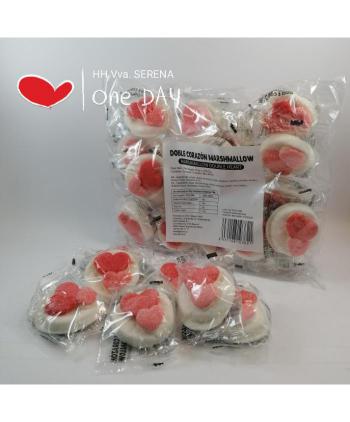 DOBLE CORAZON MARSHMALLOW 18 gr 18 Uds