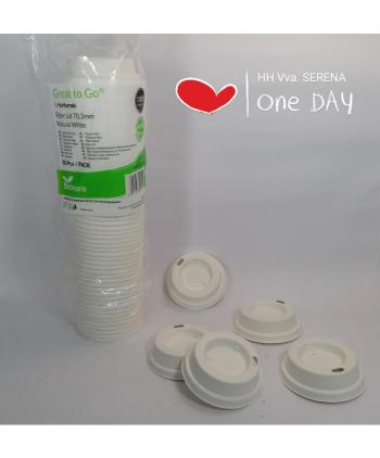TAPA FIBRA VASO CARTON 60 Uds 192 ml