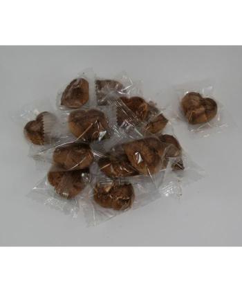 MINIGALLETA CORAZON CANELA ENVUELTA 208 UDS aprox 2 KG.