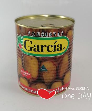 BERENJENAS ALIÑADAS CRISTAL 1Kg 5-7 Uds GARCIA