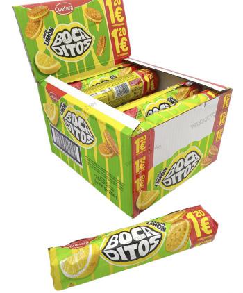 BOCADITOS DE LIMON 1,20€ CAJA 15 Uds