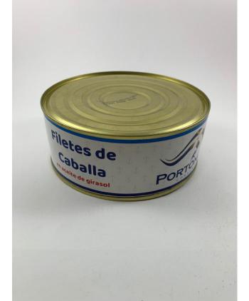 FILETES DE CABALLA ACEITE GIRASOL RO-900 PORTONOVO