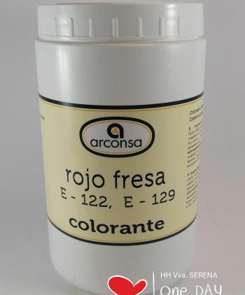 COLORANTE ROJO FRESA 750 GR