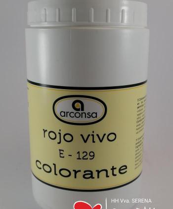 COLORANTE ROJO VIVO 750 GRS