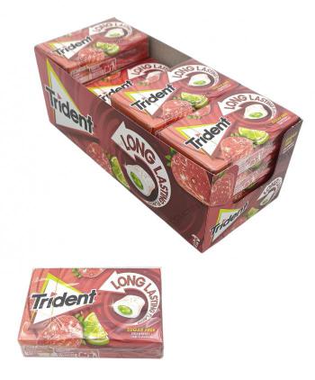 TRIDENT LONG LASTING FLAVOUR FRESA LIMA 16 Uds