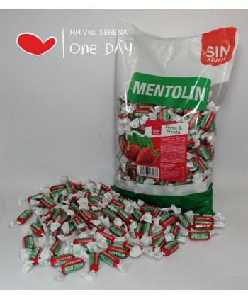 MENTOLIN FRESA Y MENTAN SIN AZUCAR 1 KG