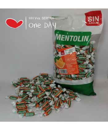 MENTOLIN NARANJA Y MENTA SIN AZUCAR 1 KG