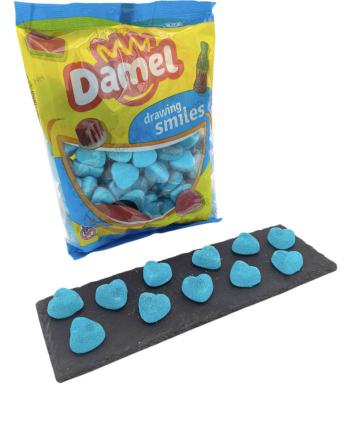 GOMAS DAMEL CORAZONES RELLENOS FRAMBUESA PICA 1 Kg