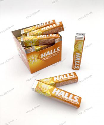 HALLS MIEL Y LIMON SIN AZUCAR 20 Uds