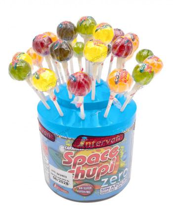 SPACE CHUPI ZERO SIN AZUCAR TARRO 50 Uds