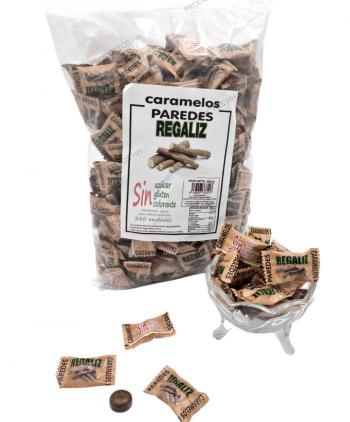 CARAMELO REGALIZ SIN AZUCAR PAREDES 800 grs