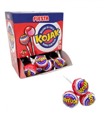 CAJITA CHUPAS KOJAK CEREZA 20 Uds