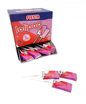 CAJITA LOLIPOP FRESA CEREZA 20 Uds