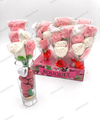 RAMO DE FLORES MARSHMALLOW BOUQUET SIDRAL 75 gr 12 Uds