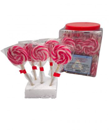 PIRULETA REDONDA ESPIRAL PEQUEÑA ROSA TETE 50 Uds