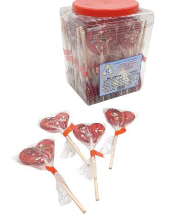 PIRULETA MINI CORAZON TETE 50 Uds