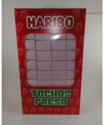 TOCHOS FRESA HARIBO 200 Uds