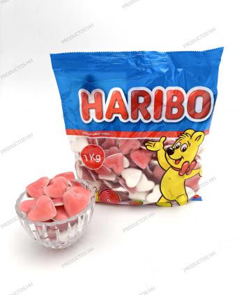 GOMAS HARIBO CORAZONES BRILLO 1 Kg