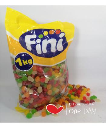 GOMAS FINI TROPICAL MIX PEQUEÑA BRILLO 1 KG