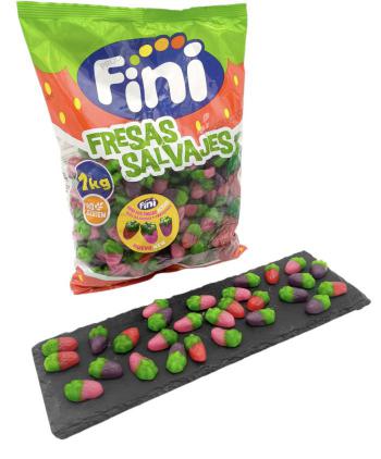 GOMAS FINI MINI MIX FRESAS ACIDAS BRILLO 1 Kg