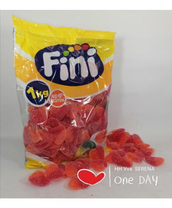 GOMAS FINI CORAZON MELOCOTON AZUCAR 1 KG