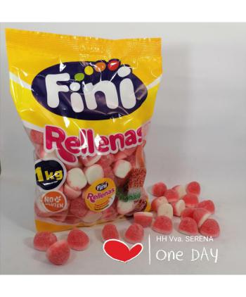 GOMAS FINI BESOS FRESA RELLENOS PICA 1 KG