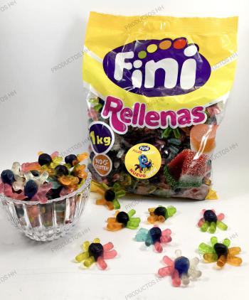 GOMAS FINI PULPO PINTALENGUA RELLENOS BRILLO 1 Kg