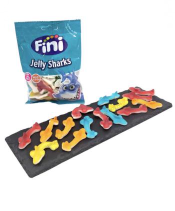 GOMAS FINI JELLY SHARKS(TIBURONES) 90 grs 1 Ud