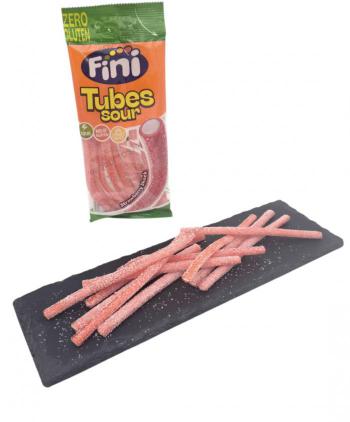 GOMAS FINI TUBES SOUR FRESA 90 grs 1 Ud