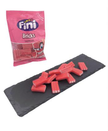 GOMAS FINI BRICKS LADRILLOS FRESA BRILLO 90 grs 1 Ud