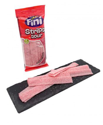 GOMAS FINI STRIPS SOUR STRAWBERRY 90 grs 1 Ud