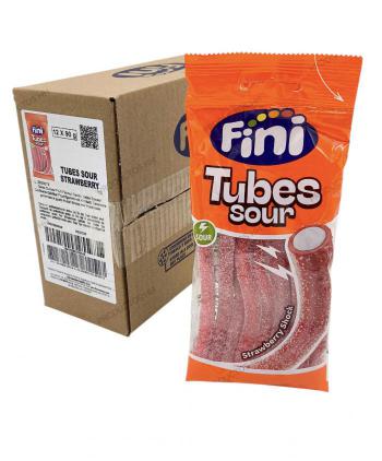 GOMAS FINI TUBES SOUR FRESA 90 grs 1 Ud