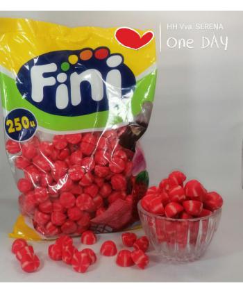 GOMAS FINI BESO TWIST FRESA BRILLO 250 Uds