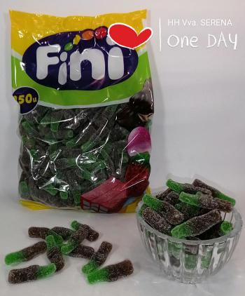 GOMAS FINI BOTELLA COLA AZUCAR 250 Uds