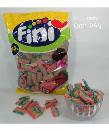 GOMAS FINI CHEWY CHIPS 6 COLORES AZUCAR 250 Uds