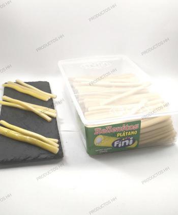 REGALIZ FINI RELLENO PLATANO BRILLO 200 Uds