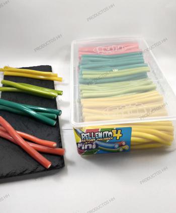 REGALIZ FINI RELLENO 4 COLORES BRILLO 200 Uds
