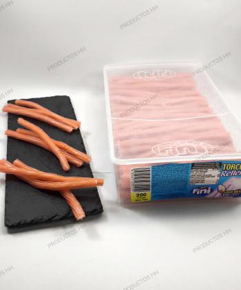 REGALIZ FINI RELLENO TORCIDA HELADO BRILLO 200 Uds