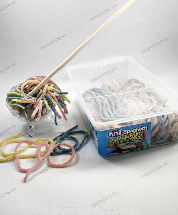 ESPAGUETIS FINI 6 COLORES MULTIFRUIT 200 Uds