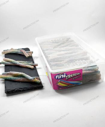 REGALIZ FINI TRENZAS COLORES PICA 200 Uds