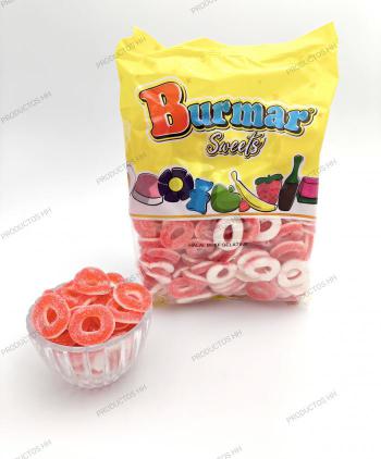 GOMAS BURMAR AROS FRESA AZUCAR 250 Uds