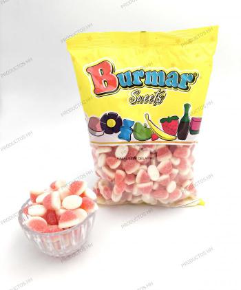 GOMAS BURMAR BESOS FRESA AZUCAR 250 Uds