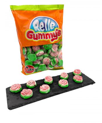 GOMAS JAKE ROSAS RELLENAS BRILLO 1 Kg