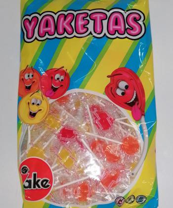 YAKETAS COLORES JAKE PIRULETA 150 Uds