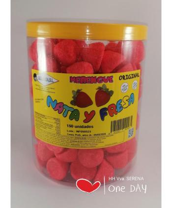 MERENGUE NATA Y FRESA GOLMASA 150 Uds
