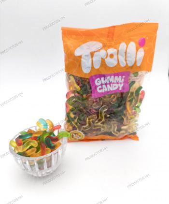 GOMAS TROLLI NEON SQUIGGLES GUSANOS BRILLO 1 Kg