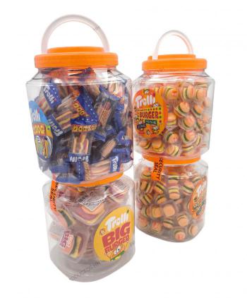 LOTE TROLLI VUELTA COLE: 2BURGER/1HOT DOG/1BIG BURGER