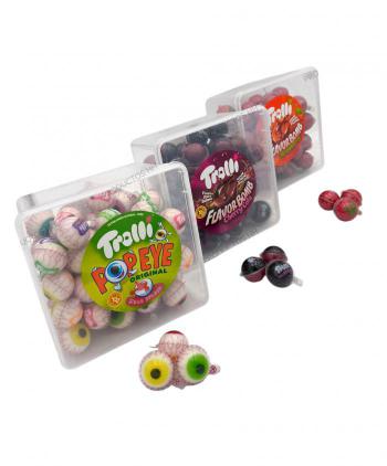 LOTE 3D STRAWBERRY - COLA - POP EYE - TROLLI 60 Uds