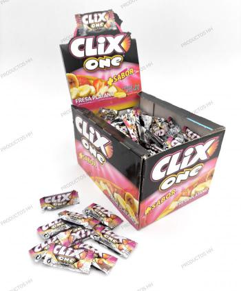 CLIX FRESA PLATANO SIN AZUCAR 200 Uds