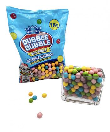 GUM BALLS BAG DUBBLE BUBBLE 1 Kg